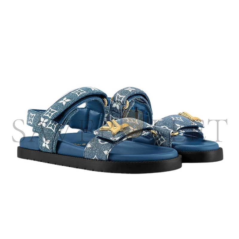 LOUIS VUITTON LV SUNSET FLAT COMFORT SANDAL 1AC4O6